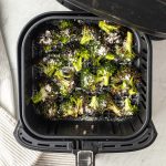 featured image for the air fryer broccoli parmesan