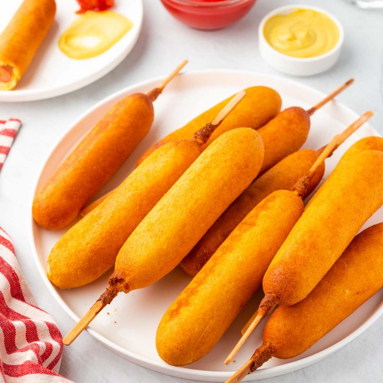 Frozen Corn Dogs in Air Fryer From My Pantry
