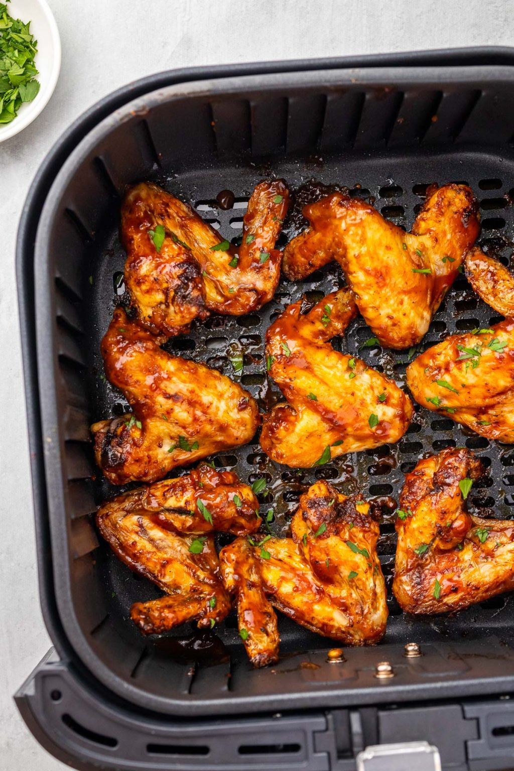 Frozen Chicken Wings in Air Fryer - From My Pantry