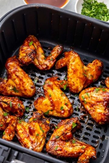 Frozen Chicken Wings in Air Fryer - From My Pantry