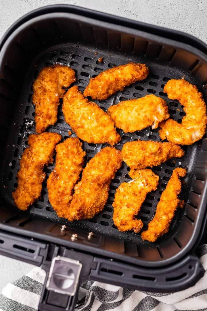 Air Fryer Frozen Chicken Tenders or Strips - From My Pantry