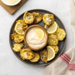 featured image for the air fryer artichoke hearts